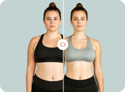 Before and after transformation comparison 2